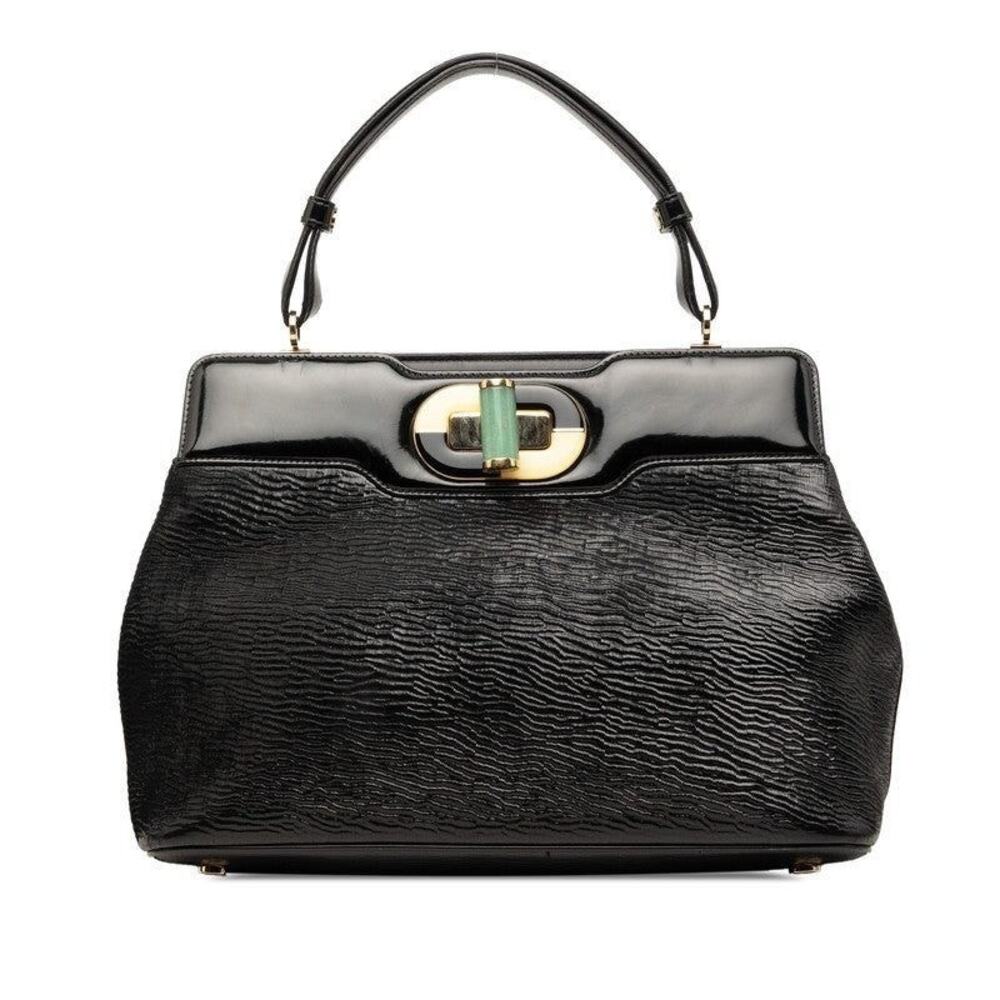 Bvlgari Isabella Rossellini Handbag Black